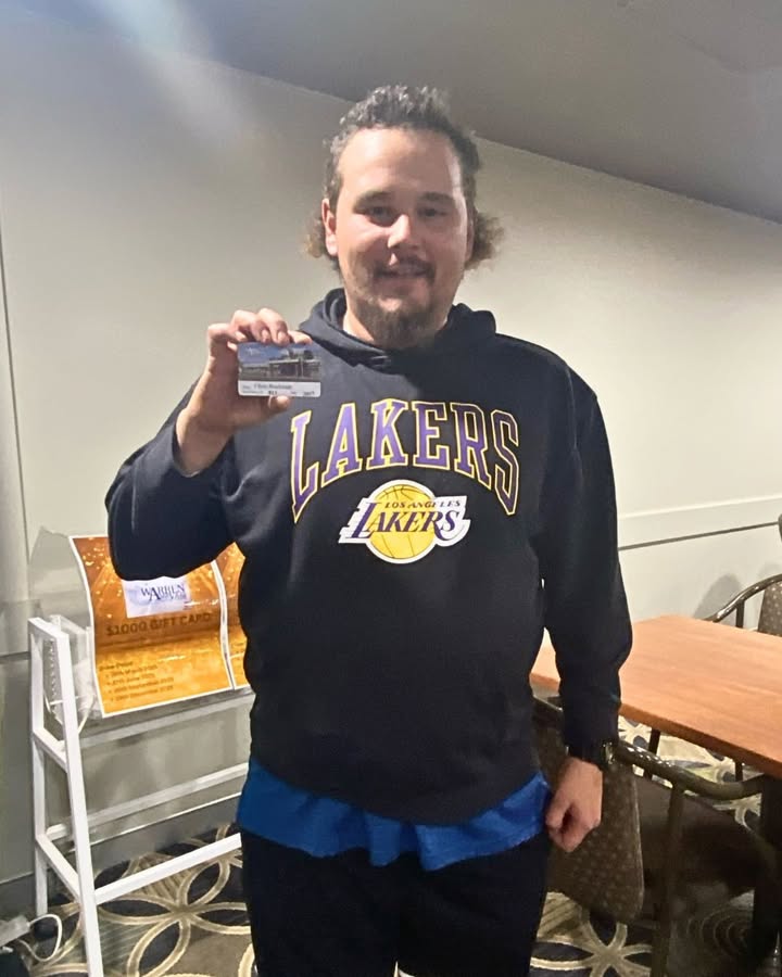 Featured image for “Thursday Night Members Draw Winner: Chris Takes Home $2,300 at Warren Services Club”