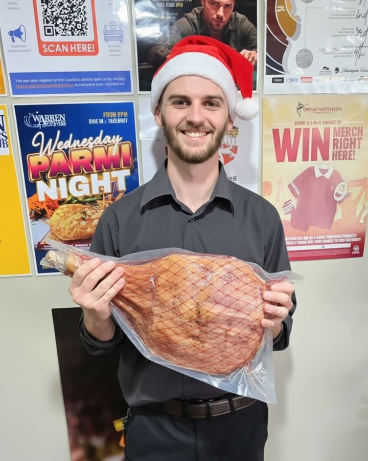 Featured image for “Thursday Leg Ham Raffles: Win Festive Feasts at Warren Services Club”