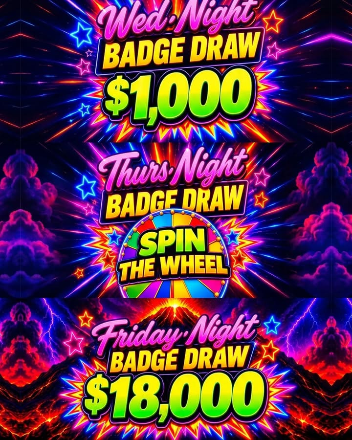 Featured image for “Weekly Badge Draws at Warren Services Club – Win Up to $18,000”